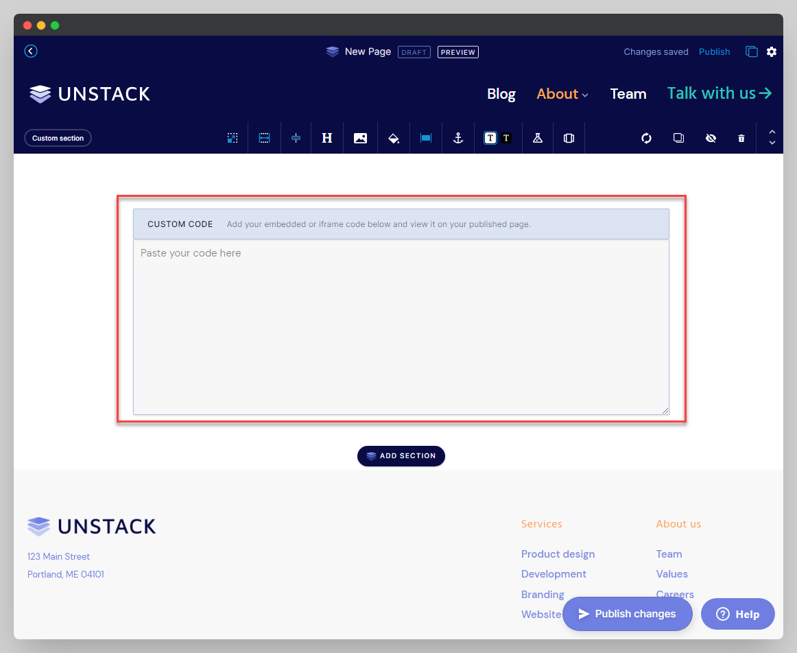 Paste Google Forms